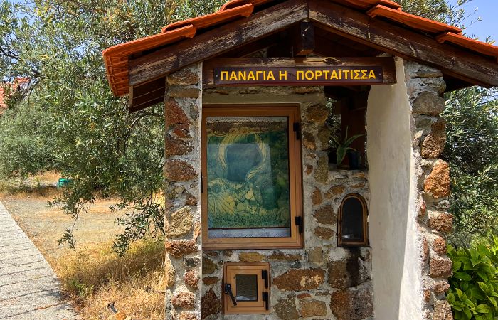 Panayia Portaitissa Shrine in Alona Village Cyprus