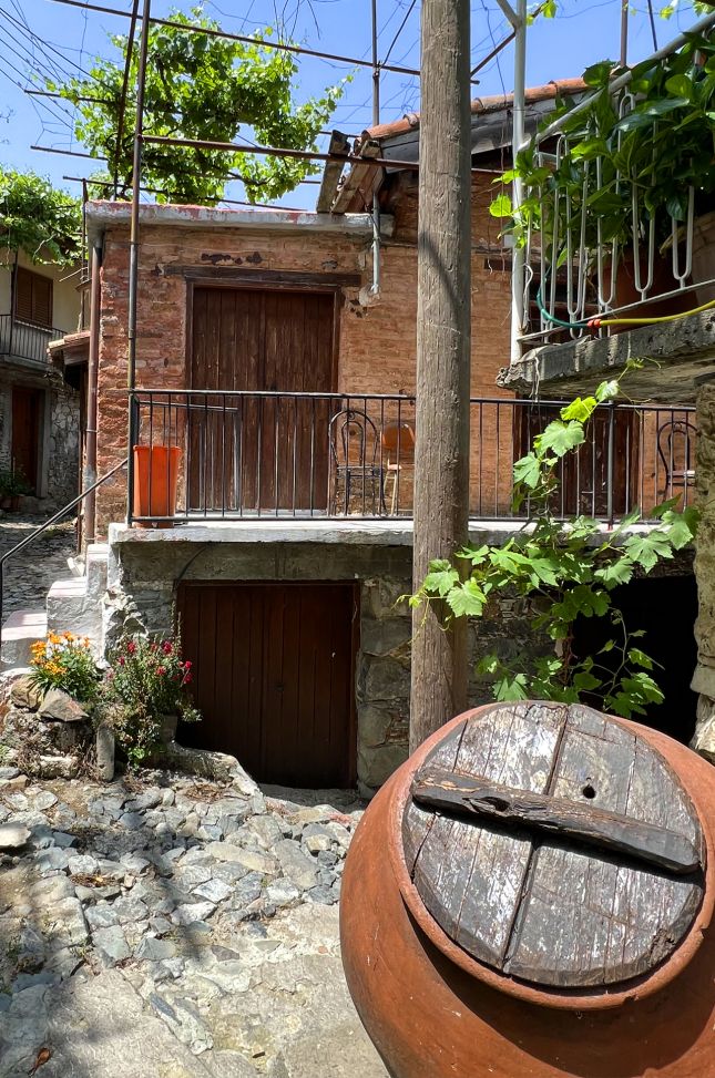 Traditional Alley in Alona Village Cyprus